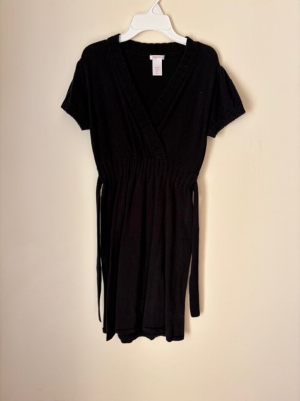 xhiliration black cotton dress